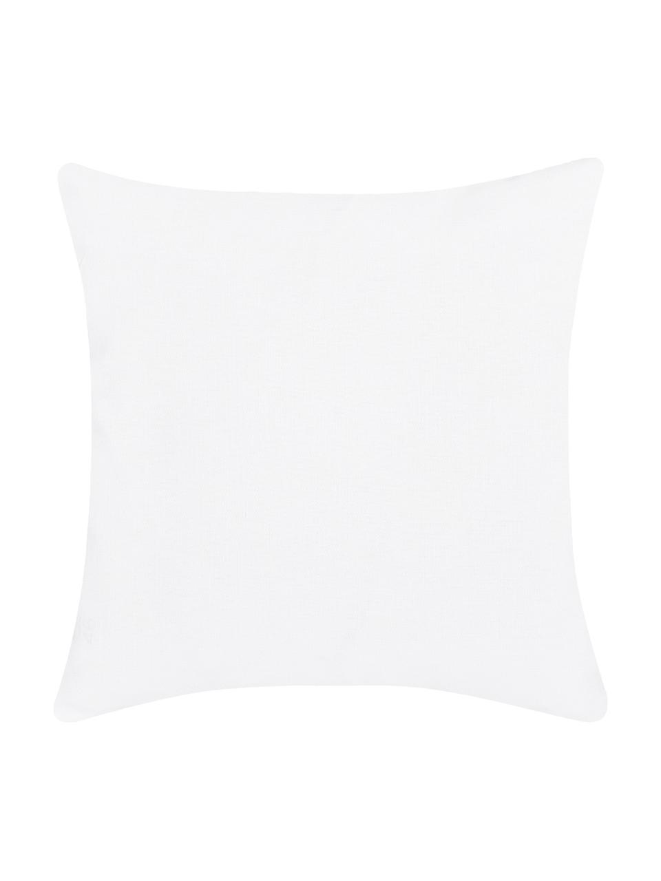 Housse de coussin 40x40 Merry Christmas, Coton, Blanc, larg. 40 x long. 40 cm