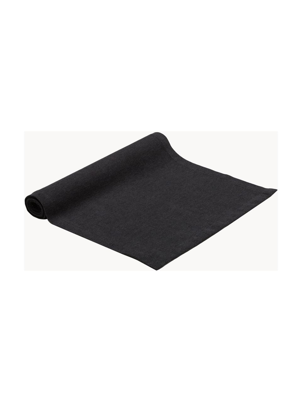 Chemin de table Riva, 55 % coton, 45 % polyester

Le matériau est certifié STANDARD 100 OEKO-TEX®, 14.HIN.40536, HOHENSTEIN HTTI, Anthracite, larg. 40 x long. 150 cm