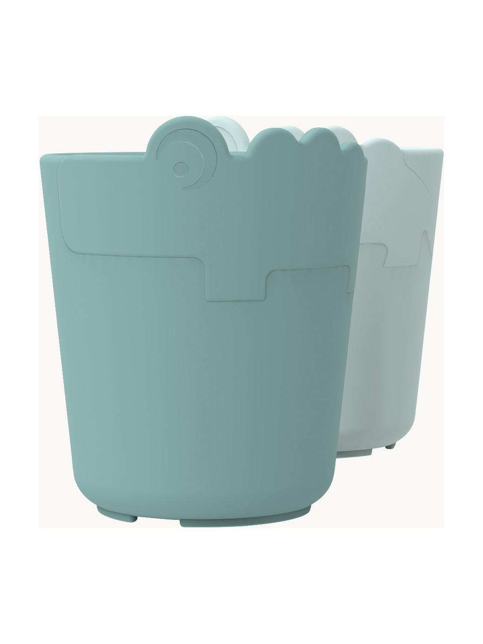 Service de mugs Kiddish, 2 élém., Plastique, Tons bleus, Ø 7 x haut. 8 cm, 100 ml