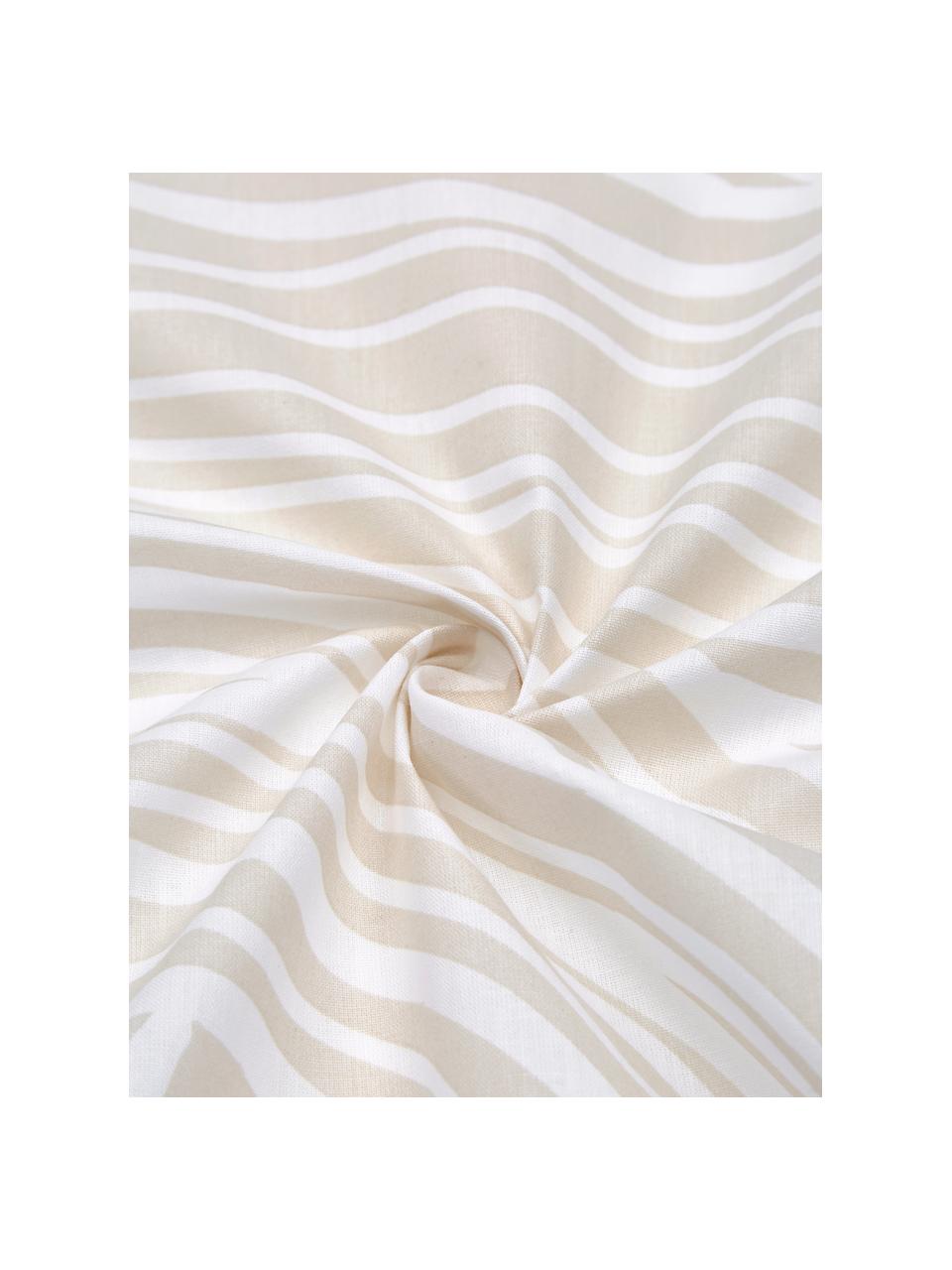 Bavlněný povlak na polštář Korey, 2 ks, Béžová, bílá, Š 40 cm, D 80 cm