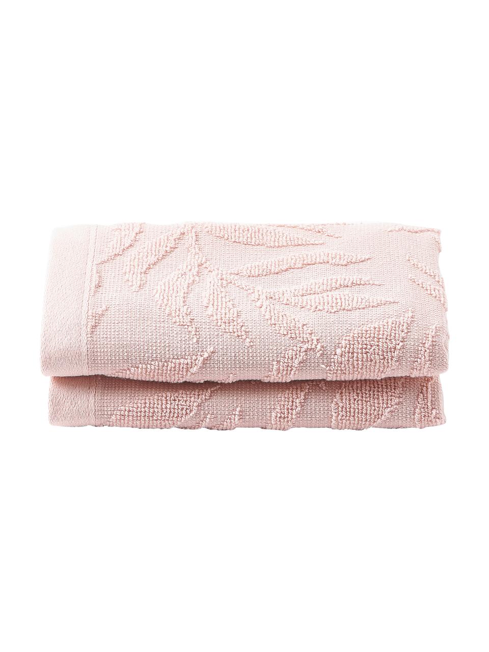 Asciugamano in cotone in varie misure Leaf, 100% cotone
Qualità leggera 450 g/m²

Il materiale utilizzato in questo prodotto è testato per le sostanze nocive e certificato secondo lo STANDARD 100 by OEKO-TEX®, 3883CIT, CITEVE, Rosa, Asciugamano per ospiti XS, Larg. 30 x Lung. 50 cm, 2 pz