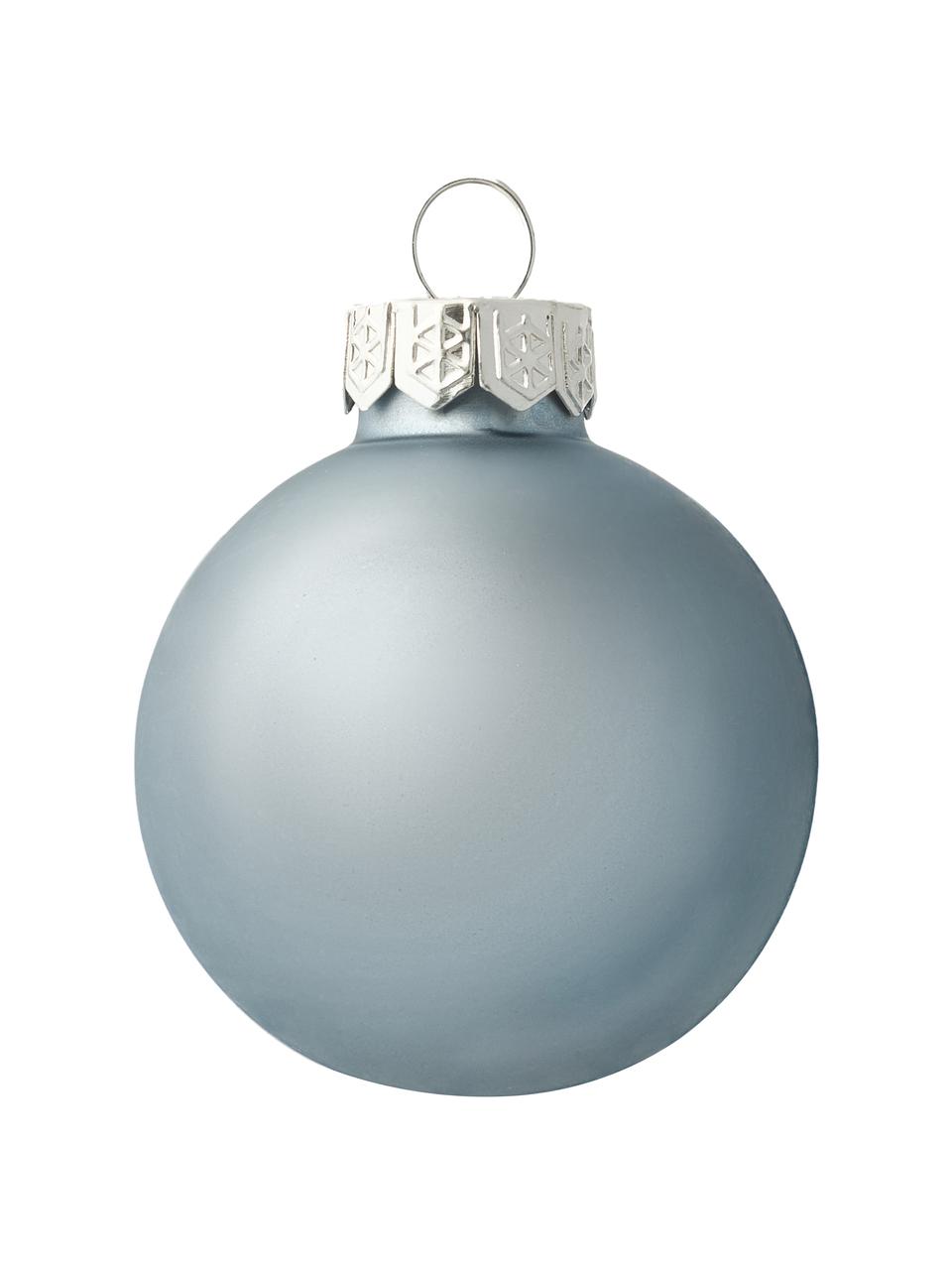 Vánoční ozdoby Evergreen Ø 4 cm, 16 ks, Světle modrá, Ø 4 cm