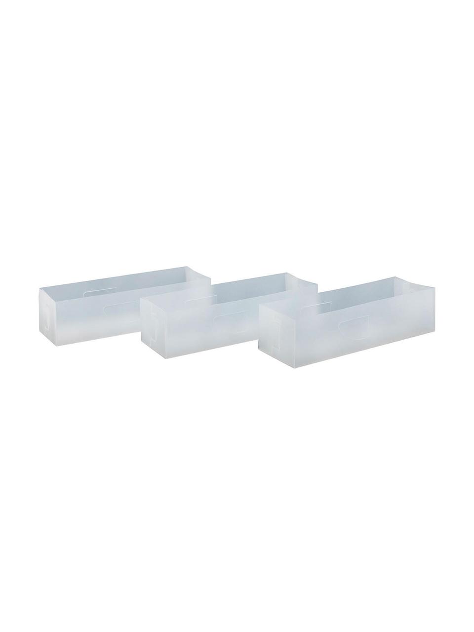 Organizadores Brunami, 12 uds., Polipropileno, Transparente, An 30 x Al 8 cm