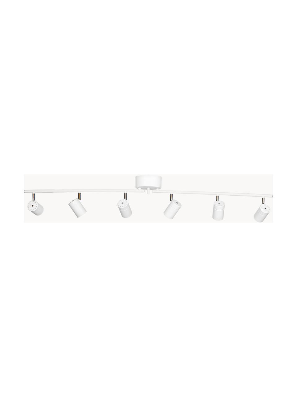 Nastaviteľná stropná LED lampa Correct, Biela, Š 124 x V 18 cm