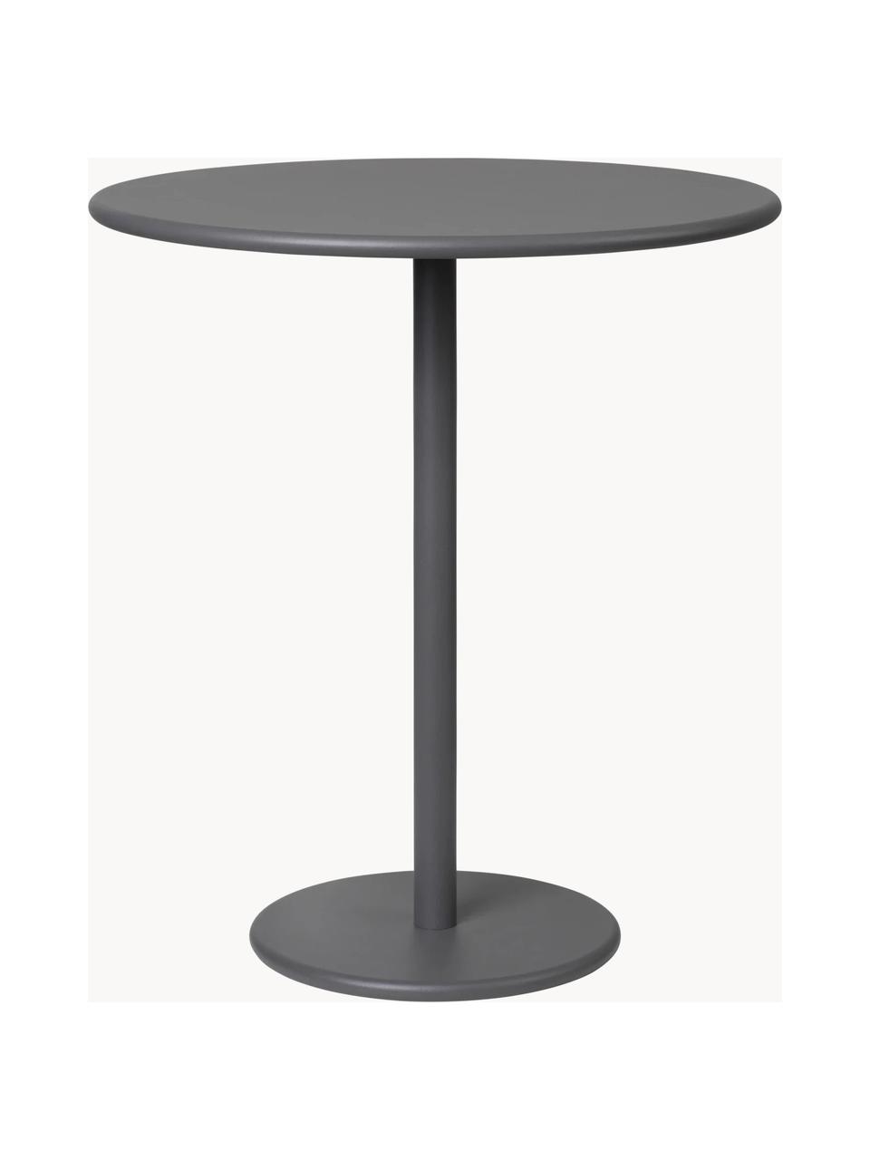 Zewnętrzny stolik pomocniczy Stay, Aluminium malowane proszkowo, Antracytowy, Ø 40 x W 45 cm