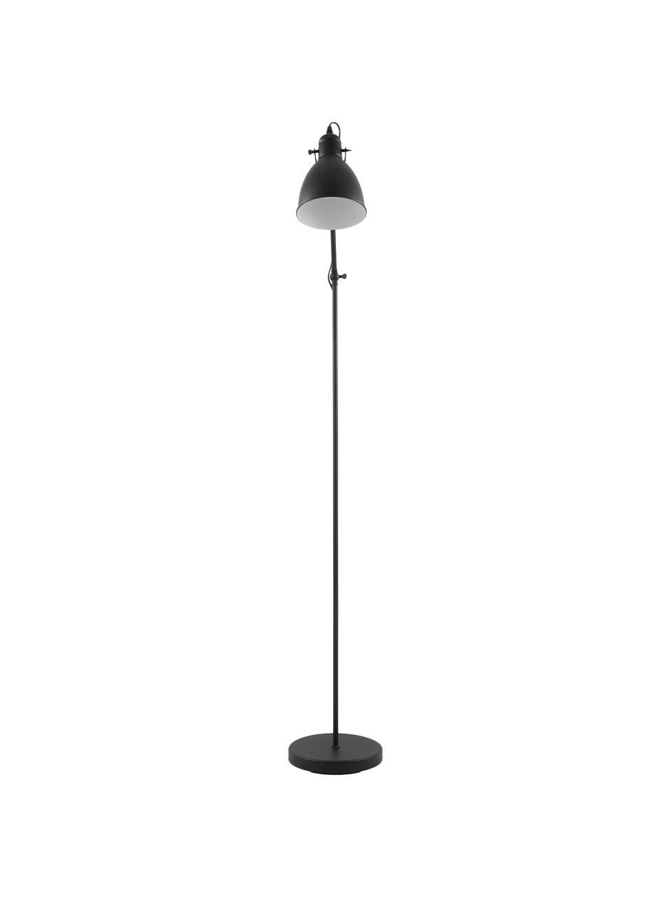Lampa na čtení v industriálním stylu Ethan, Černá, Ø 15 cm, V 137 cm