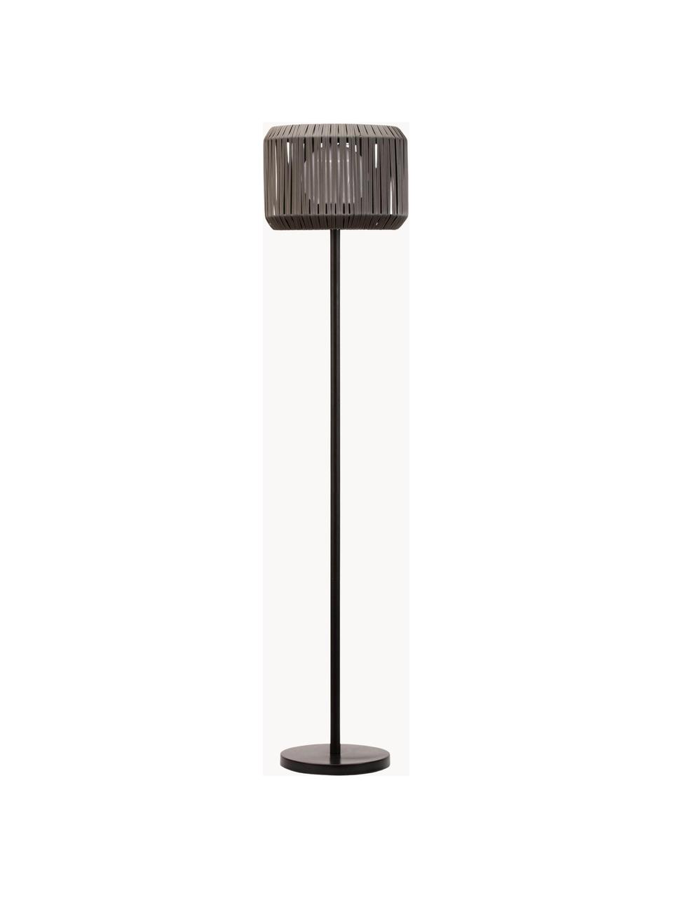 Lampe d'extérieur solaire Sunshine Elegance, Noir, gris foncé, Ø 33 x haut. 148 cm