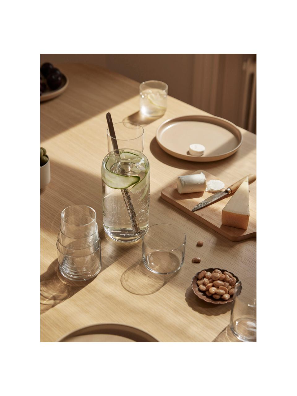 Set 4 bicchieri acqua Nesting, Cristallo, Trasparente, Set in varie misure