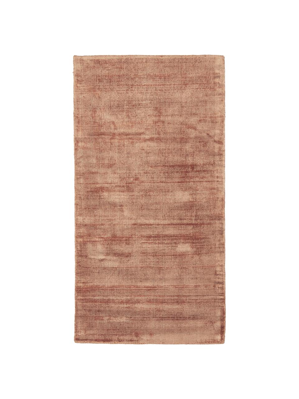 Tappeto in viscosa tessuto a mano Jane, Retro: 100% cotone Il materiale , Terracotta, Larg.160 x Lung. 230 cm  (taglia M)