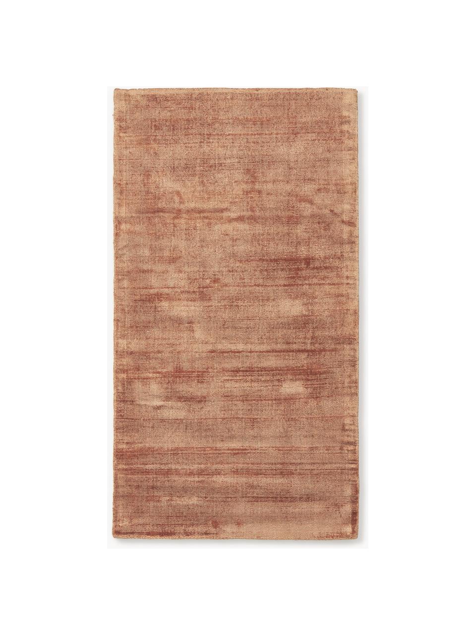 Ručne tkaný koberec z viskózy Jane, Nugátová, Š 160 x D 230 cm (veľkosť M)