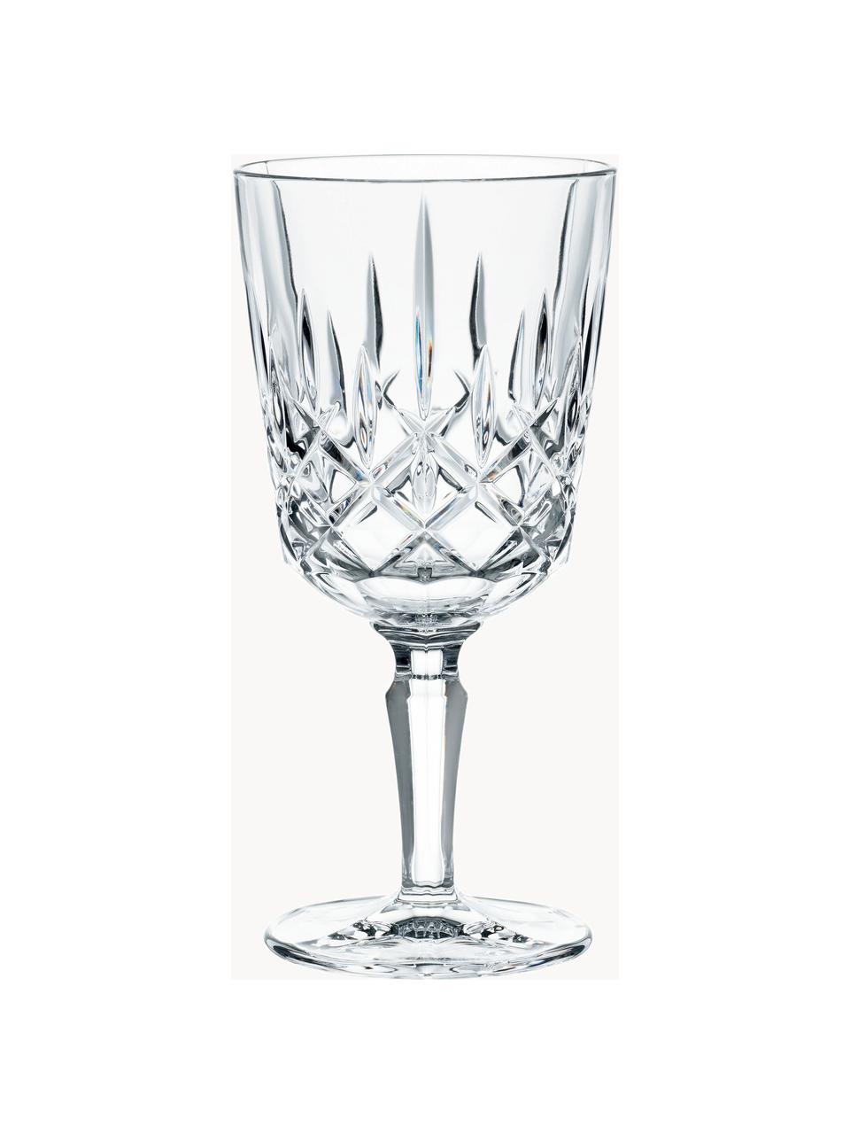 Kristall-Weingläser Noblesse, 4 Stück, Kristallglas, Transparent, Ø 9 x H 19 cm, 355 ml