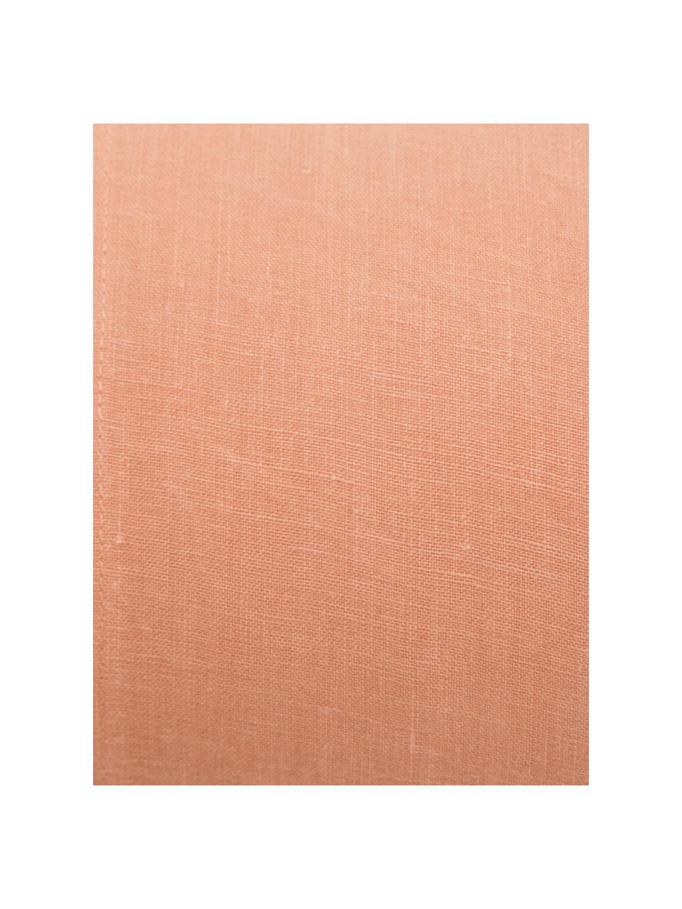 Parure copripiumino in lino Soffio 3 pz, Terracotta, 250 x 260 cm + 2 federe 50 x 80 cm