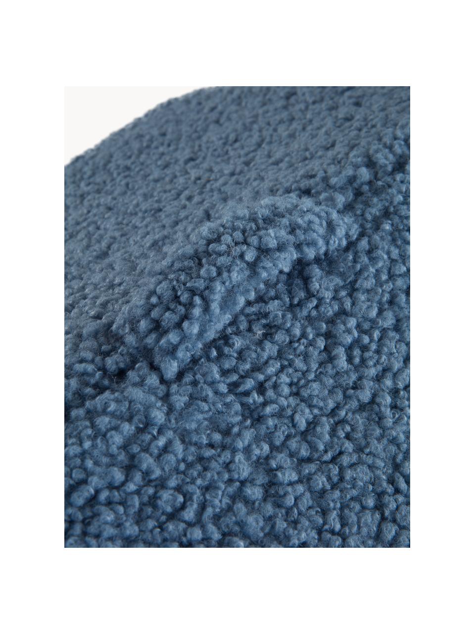 Cuccia per animali in teddy Kenzo, Rivestimento: teddy (100% poliestere), Grigio-blu, Larg. 42 x Prof. 42 cm