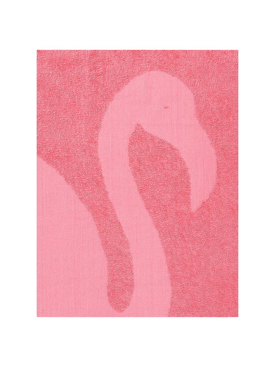 Strandtuch Capri Flamingo, Rosa, 90 x 160 cm