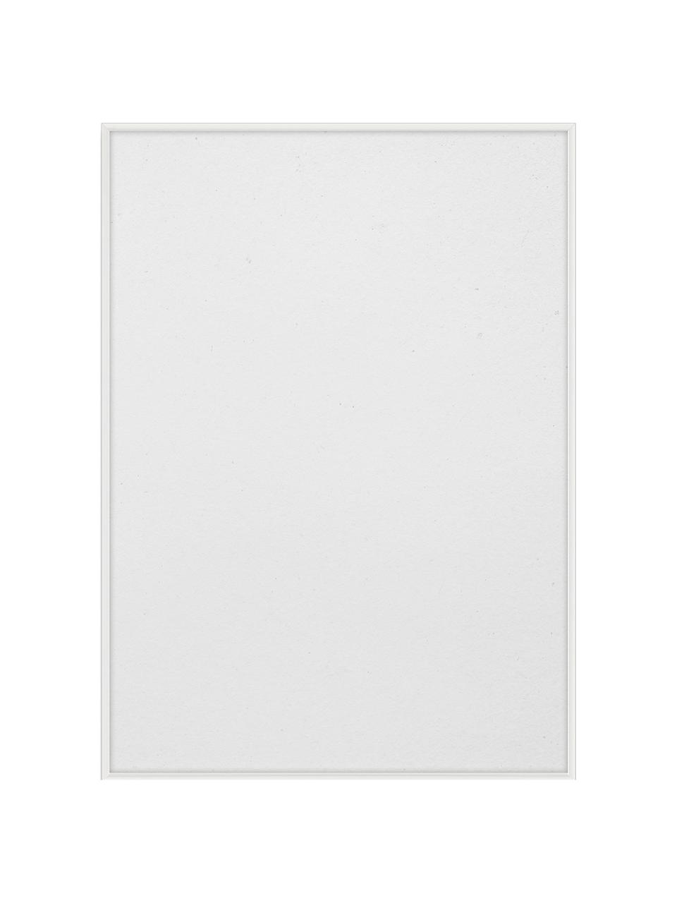 Cadre photo en bois de chêne Frame, tailles variées, Blanc, larg. 32 x haut. 42 cm