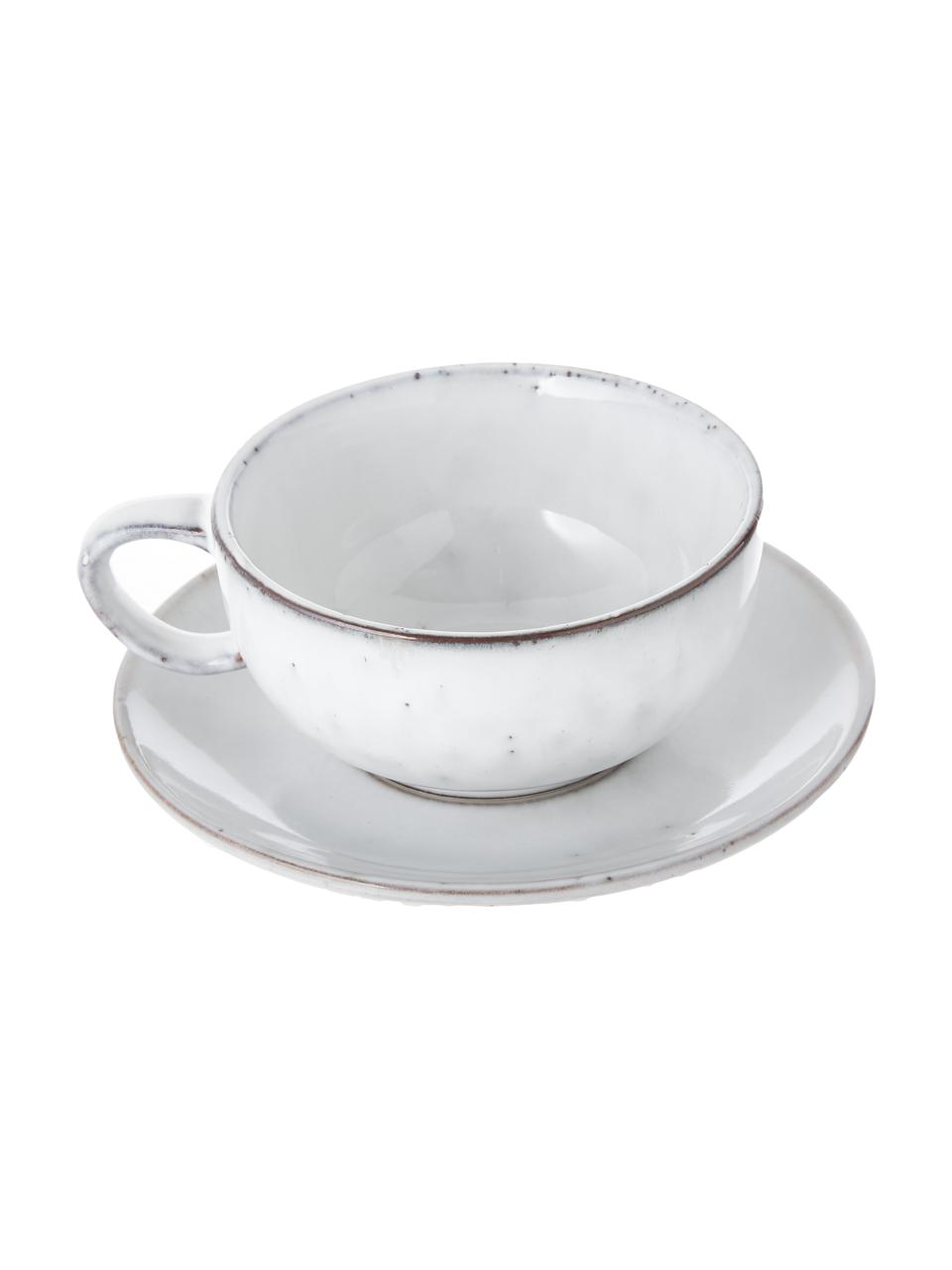 Taza artesanal Nordic Sand, Gres, Tonos grises y beige, Ø 11 x Al 5 cm, 250 ml