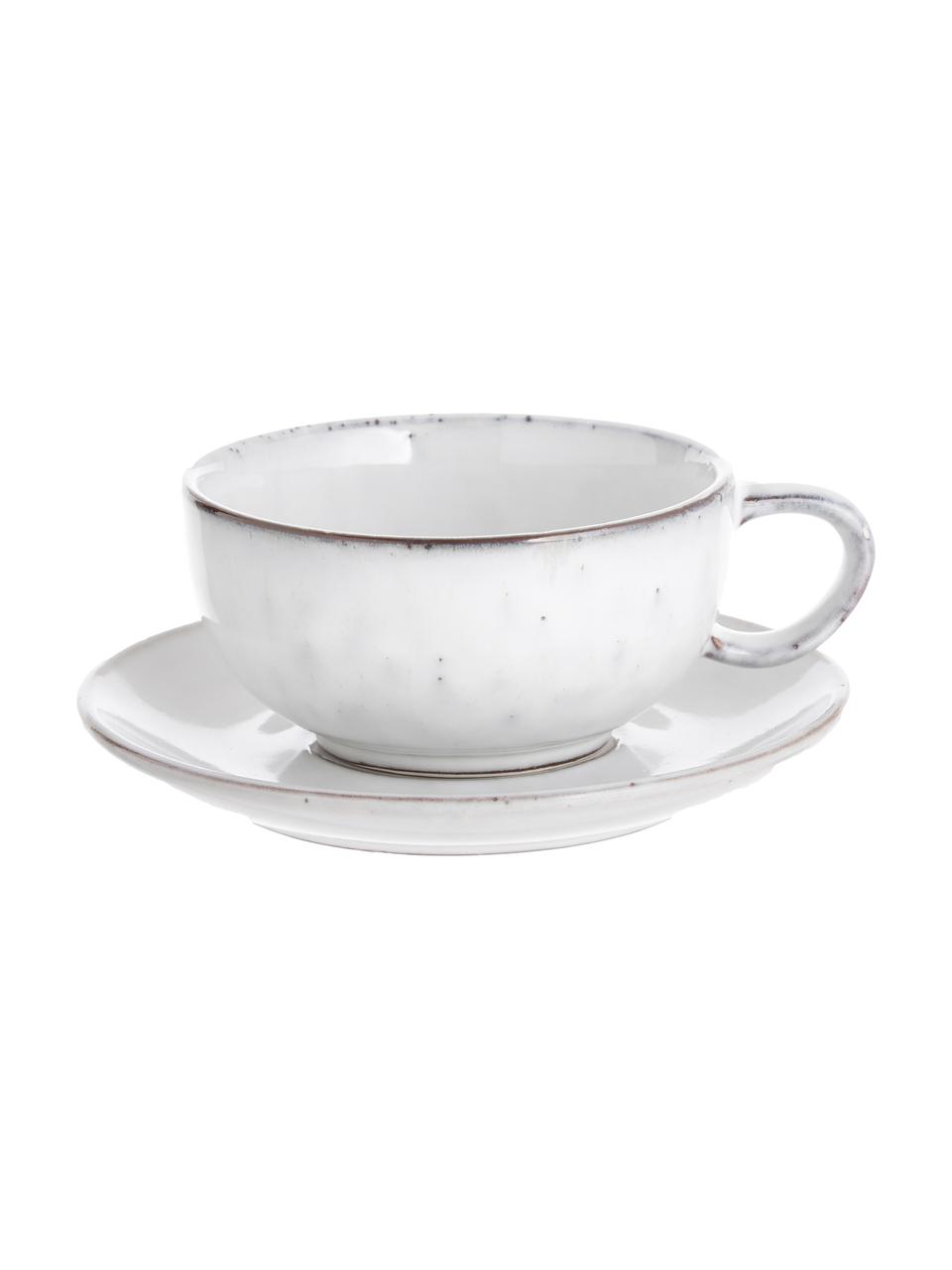 Taza artesanal Nordic Sand, Gres, Tonos grises y beige, Ø 11 x Al 5 cm, 250 ml