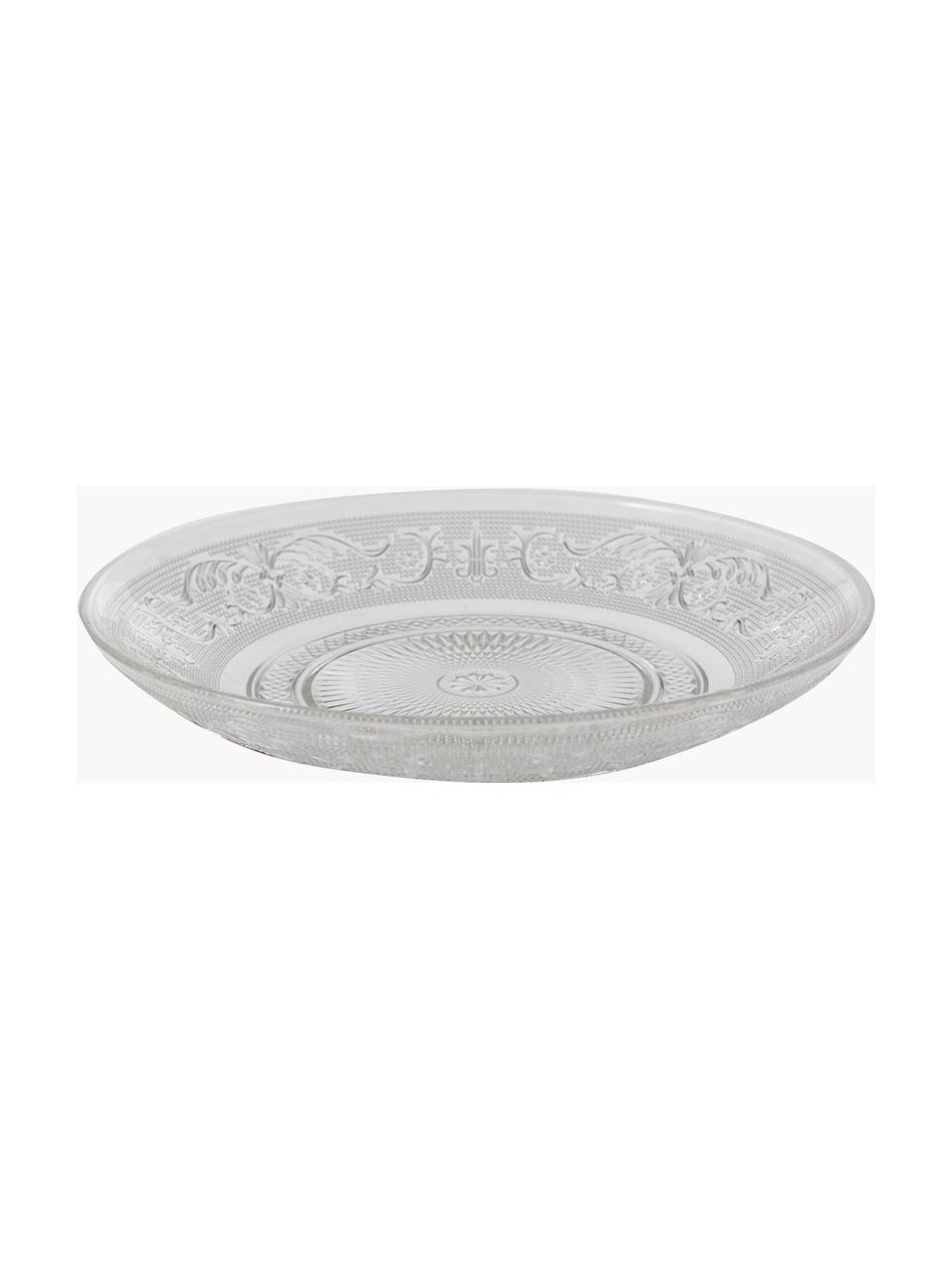 Vajilla de vidrio con relieve Imperial. 6 comensales (18 pzas.), Vidrio, Transparente, 6 comensales (18 pzas.)