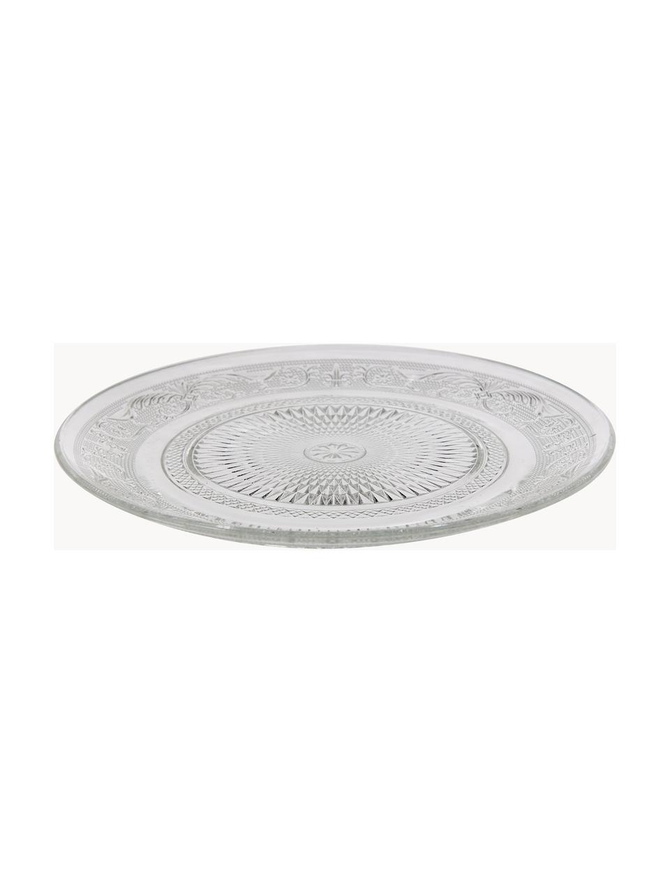 Vajilla de vidrio con relieve Imperial. 6 comensales (18 pzas.), Vidrio, Transparente, 6 comensales (18 pzas.)