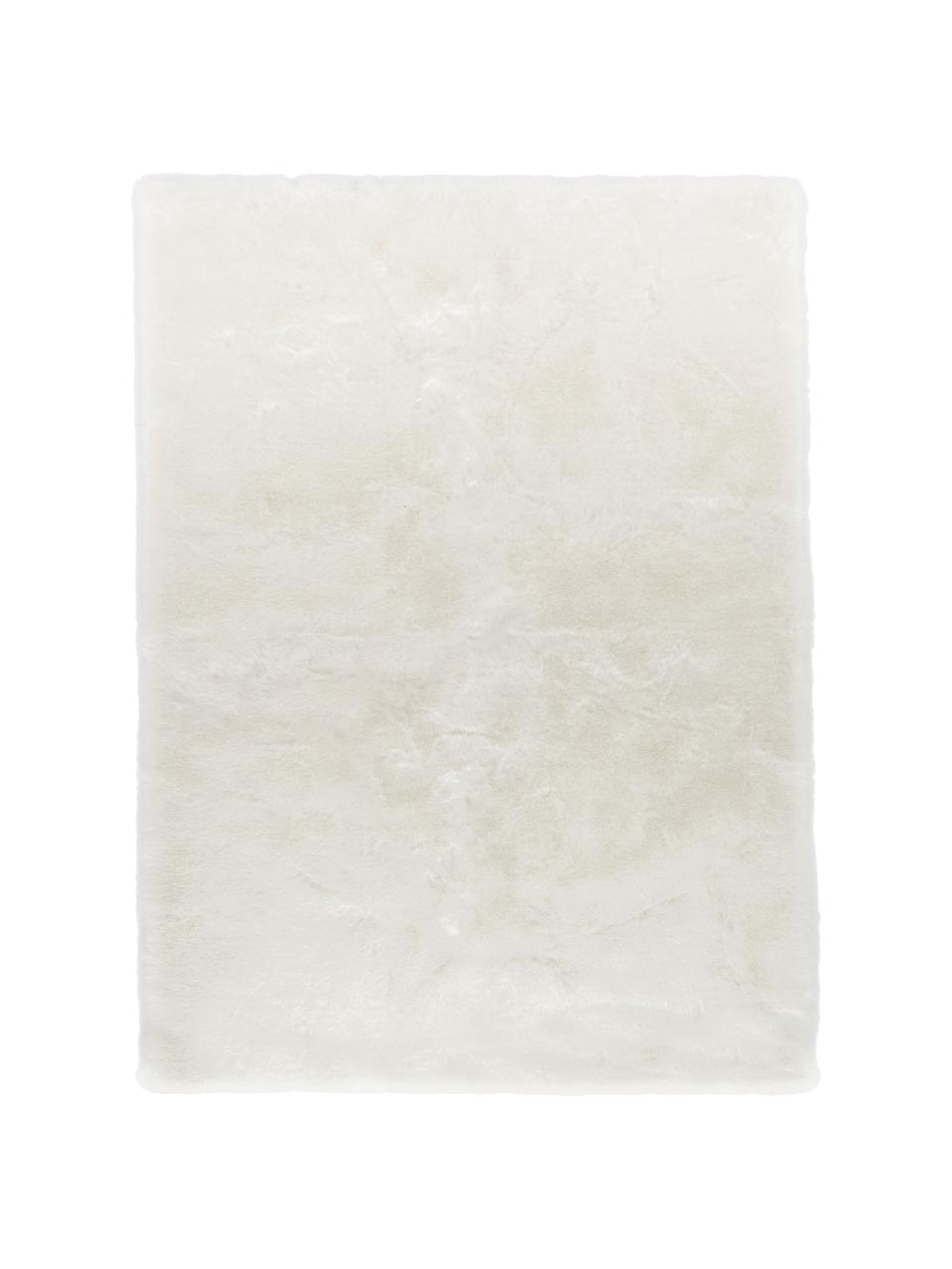 Tappeto a pelo morbido Superior, Retro: similpelle, Bianco, Larg. 180 x Lung. 280 cm (taglia M)