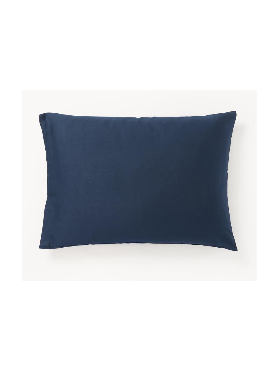 Baumwollsatin-Kissenbezug Comfort, Webart: Satin Fadendichte 300 TC,, Dunkelblau, B 40 x L 80 cm