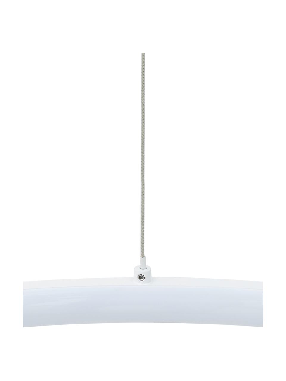 Lampa wisząca LED Jay, Osłona mocowania sufitowego: biały, matowy Klosz: biały, matowy Kabel: odcienie , Ø 60 x W 150 cm