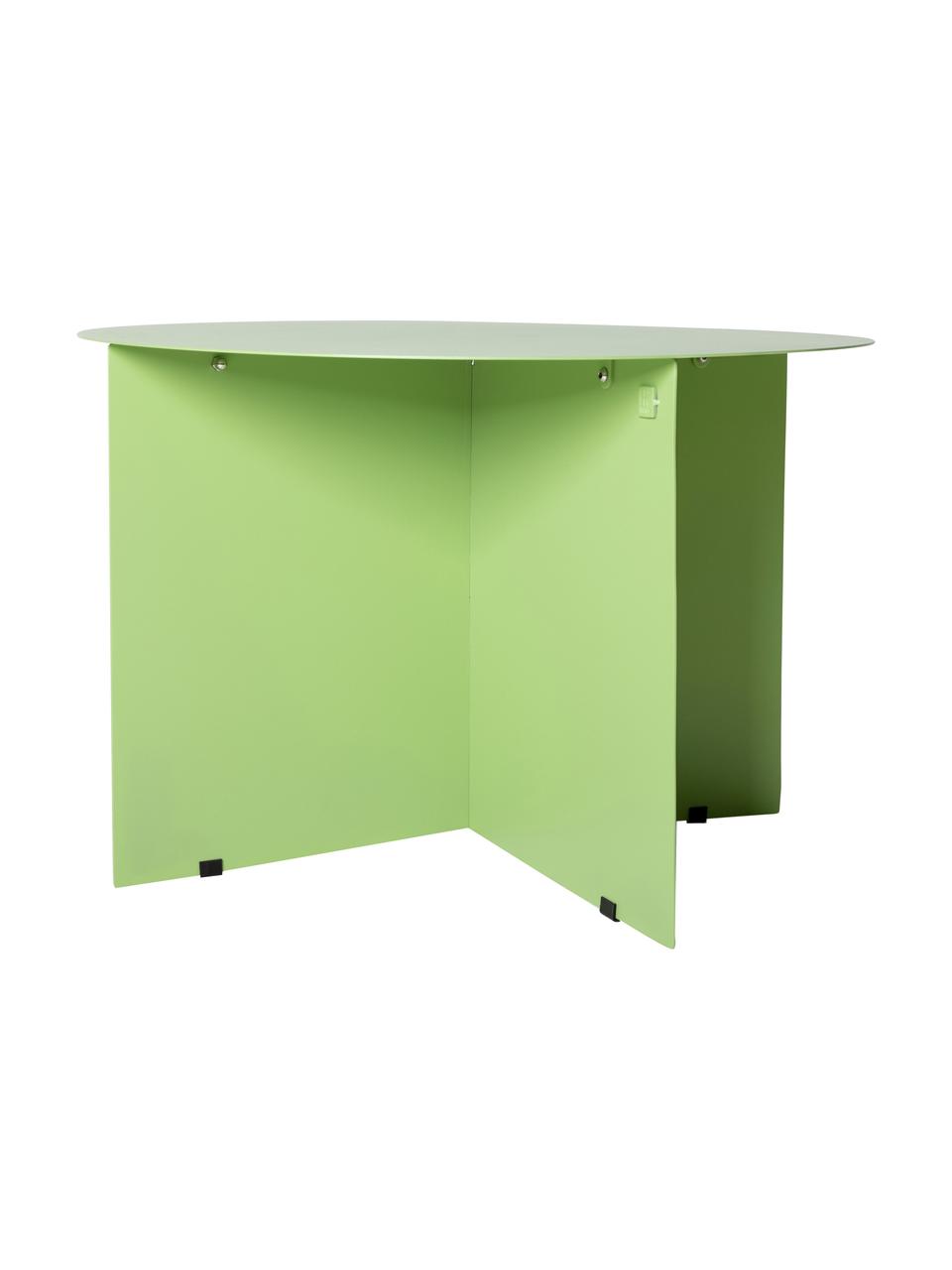 Table basse ronde métal vert clair Dinga, Métal, revêtement par poudre, Vert clair, Ø 60 x haut. 40 cm