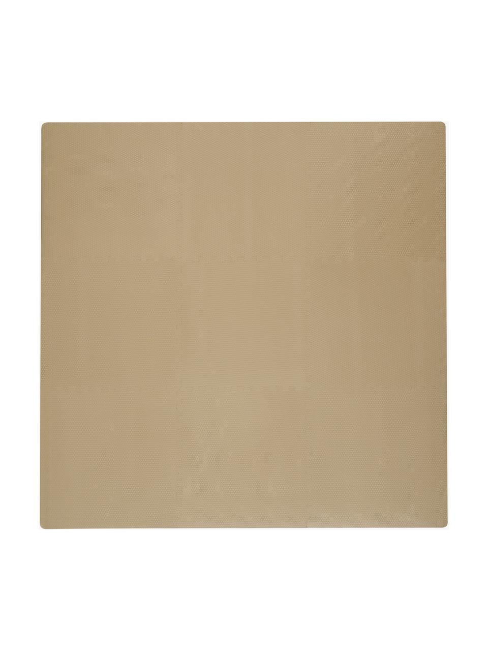 Erweiterbare Spielmatte Clay, 9-tlg., EVA-Schaum, Beige, B 131 x L 131 cm