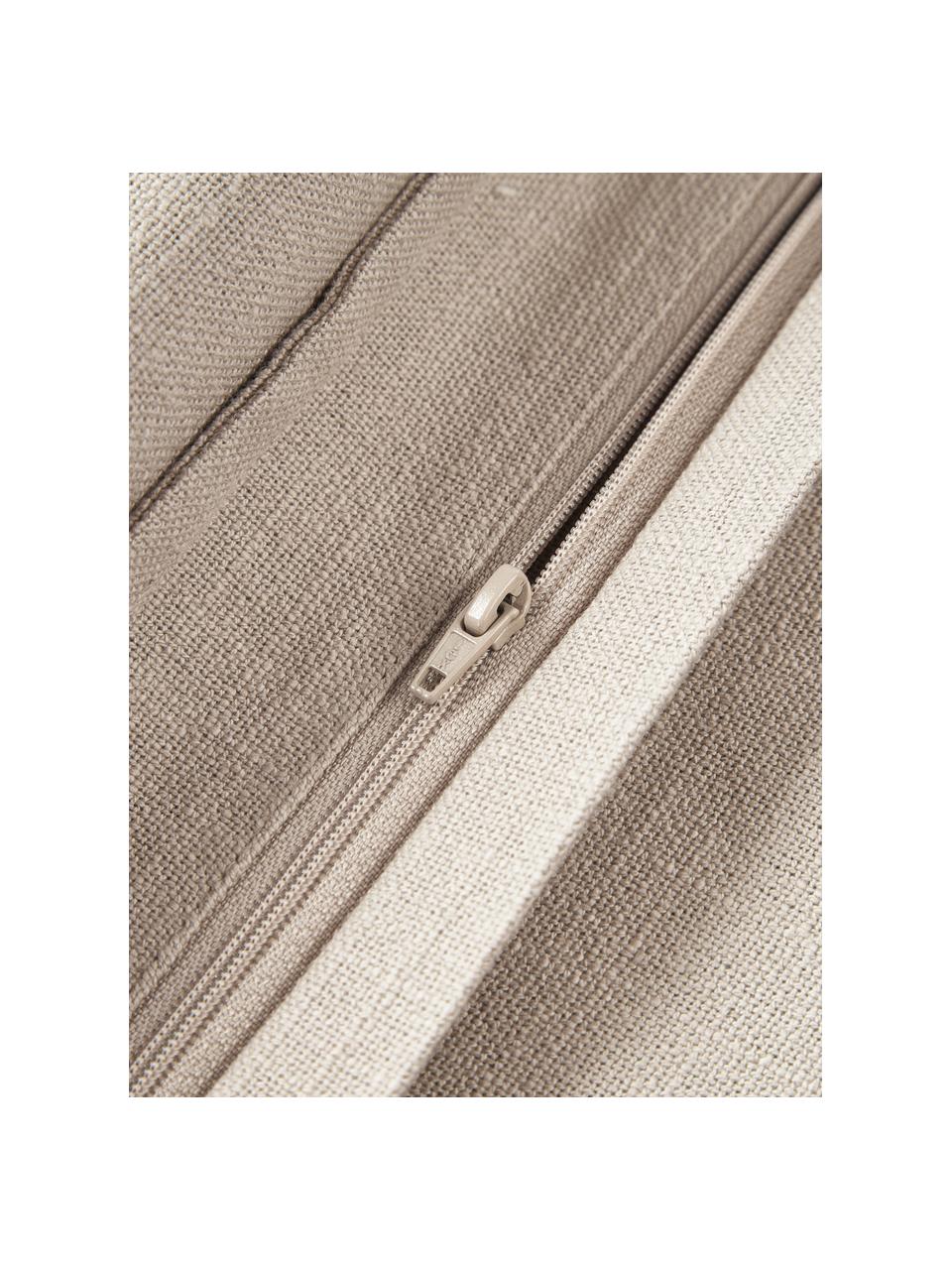 Baumwoll-Kissenhülle Vicky, 100 % Baumwolle, Beige, B 50 x L 50 cm