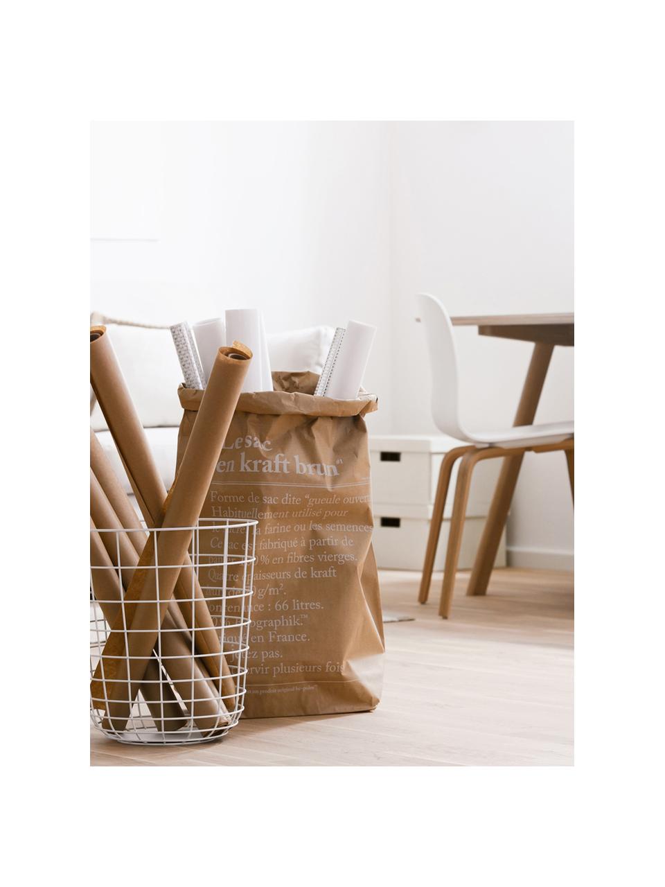 Torba do przechowywania Le sac en kraft brun, Włókno papierowe, Brązowy, S 50 x W 69 cm