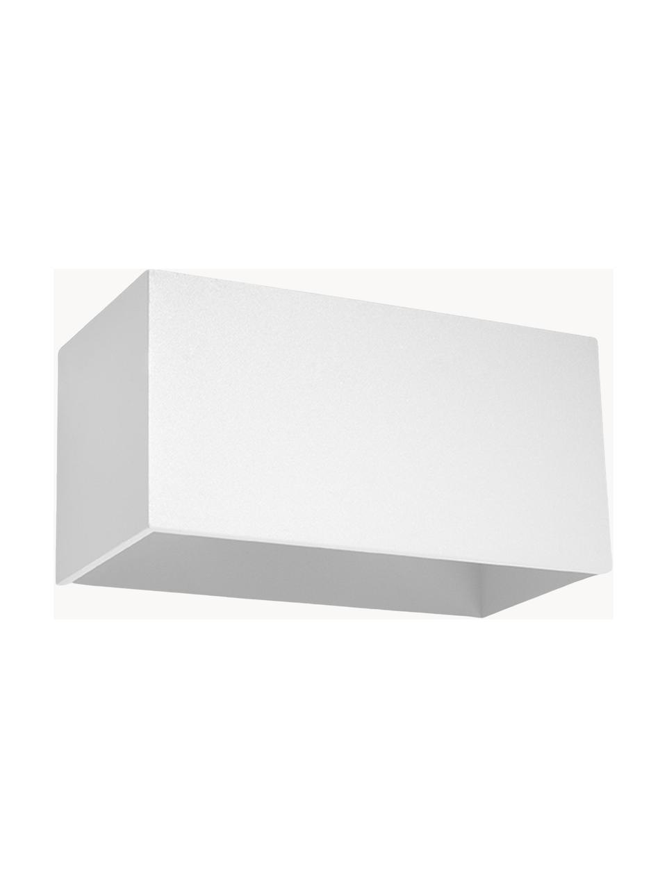 Wandlamp Geo Maxi, Lampenkap: aluminium, Wit, B 20 x H 10 cm