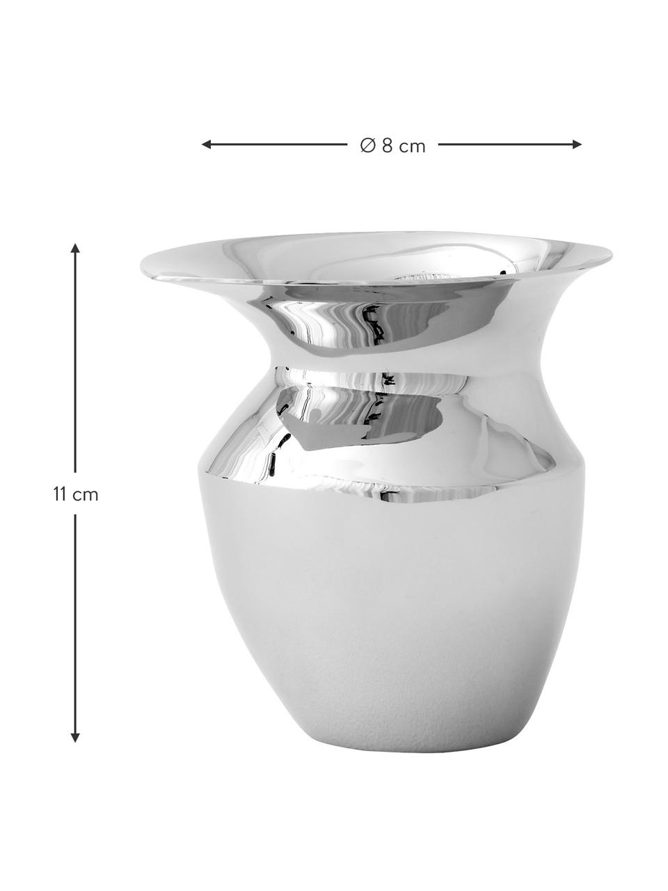Džbánek na vodu z nerezové oceli Etruscan, 0,2 l, Leštěná nerezová ocel, Stříbrná, Ø 8 x V 11 cm, 200 ml