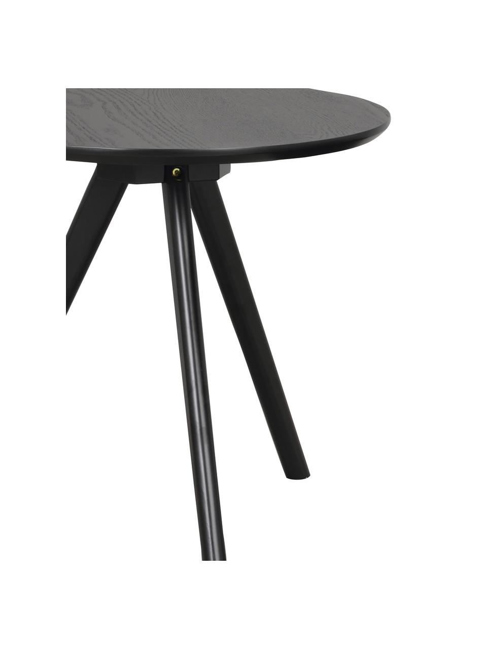 Table d'appoint Yumi, 2 élém., Noir, Lot de différentes tailles