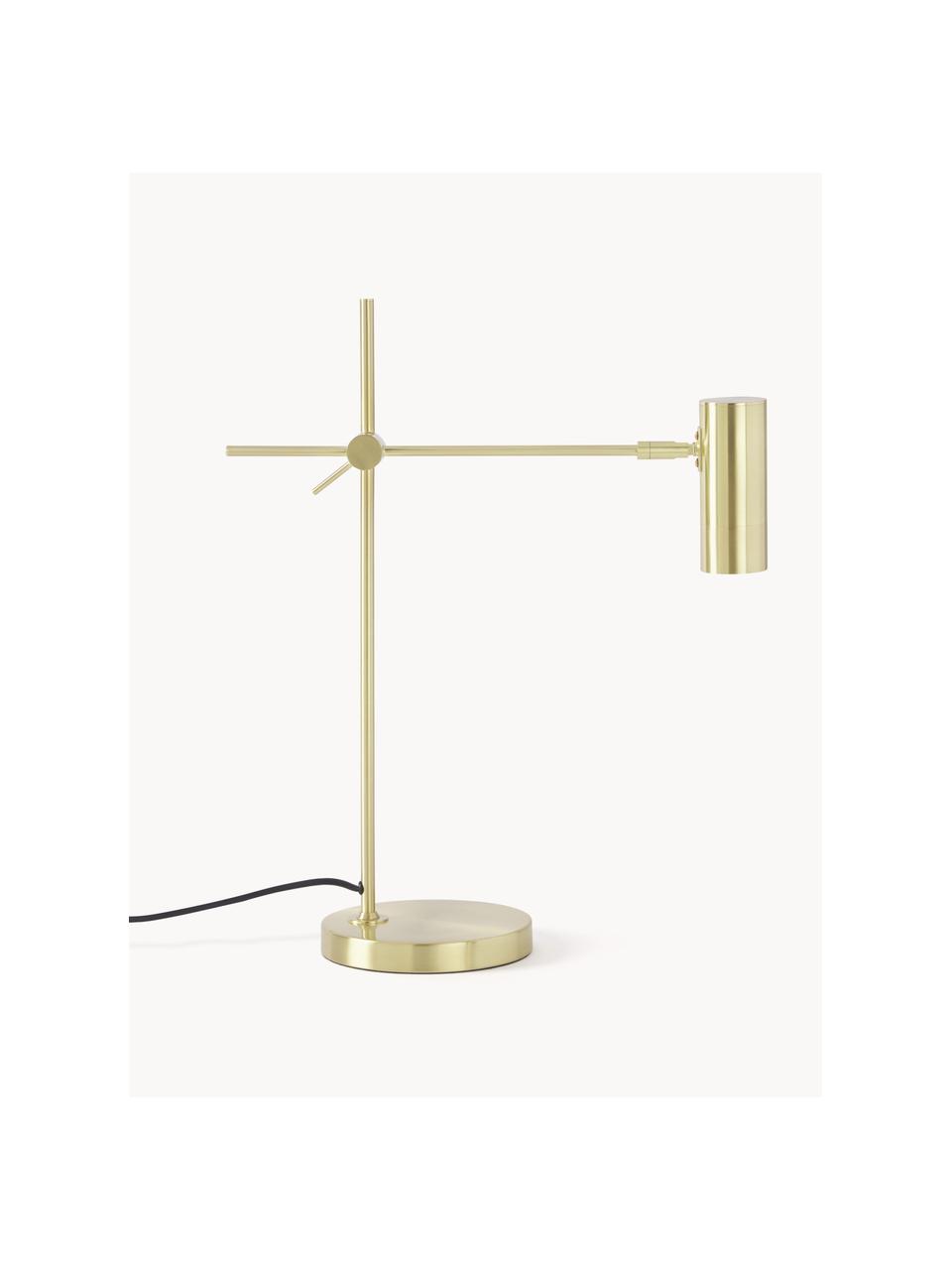 Bureaulamp Cassandra, Goudkleurig, D 47 x H 55 cm