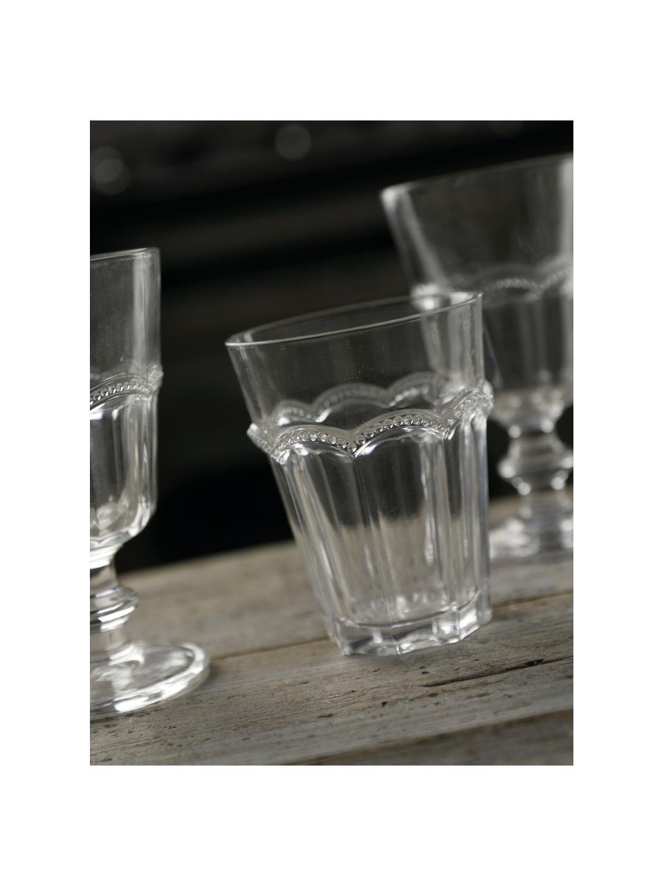 Copas de vino Floyd, 6 uds., Vidrio, Transparente, Ø 9 x Al 14 cm