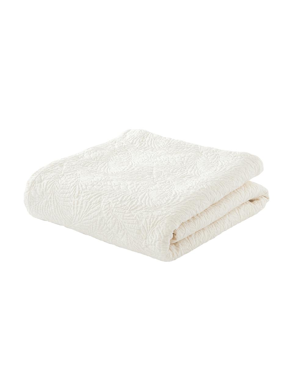 Colcha de algodón texturizada Panra, 100% algodón 

El material utilizado en este producto ha sido probado contra sustancias nocivas y está certificado según STANDARD 100 por OEKO-TEX®, CITEVE, 5763CIT., Blanco crema, An 230 x L 250 cm