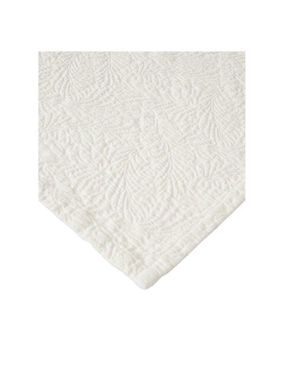 Colcha de algodón texturizada Panra, 100% algodón 

El material utilizado en este producto ha sido probado contra sustancias nocivas y está certificado según STANDARD 100 por OEKO-TEX®, CITEVE, 5763CIT., Blanco crema, An 230 x L 250 cm