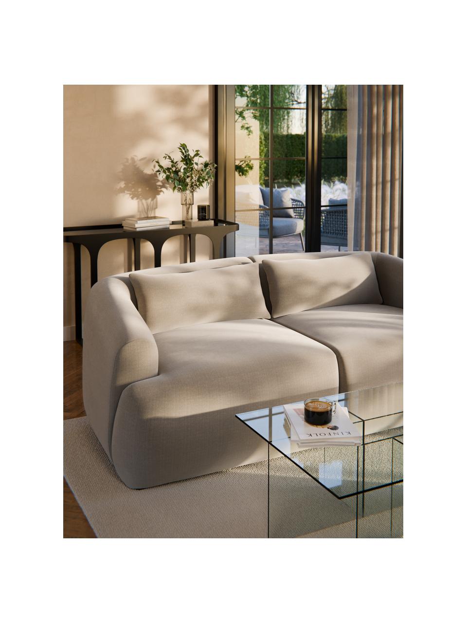 Sofa-Kissen Sofia, Hülle: 100 % Polyester, Webstoff Hellbeige, B 30 x L 70 cm