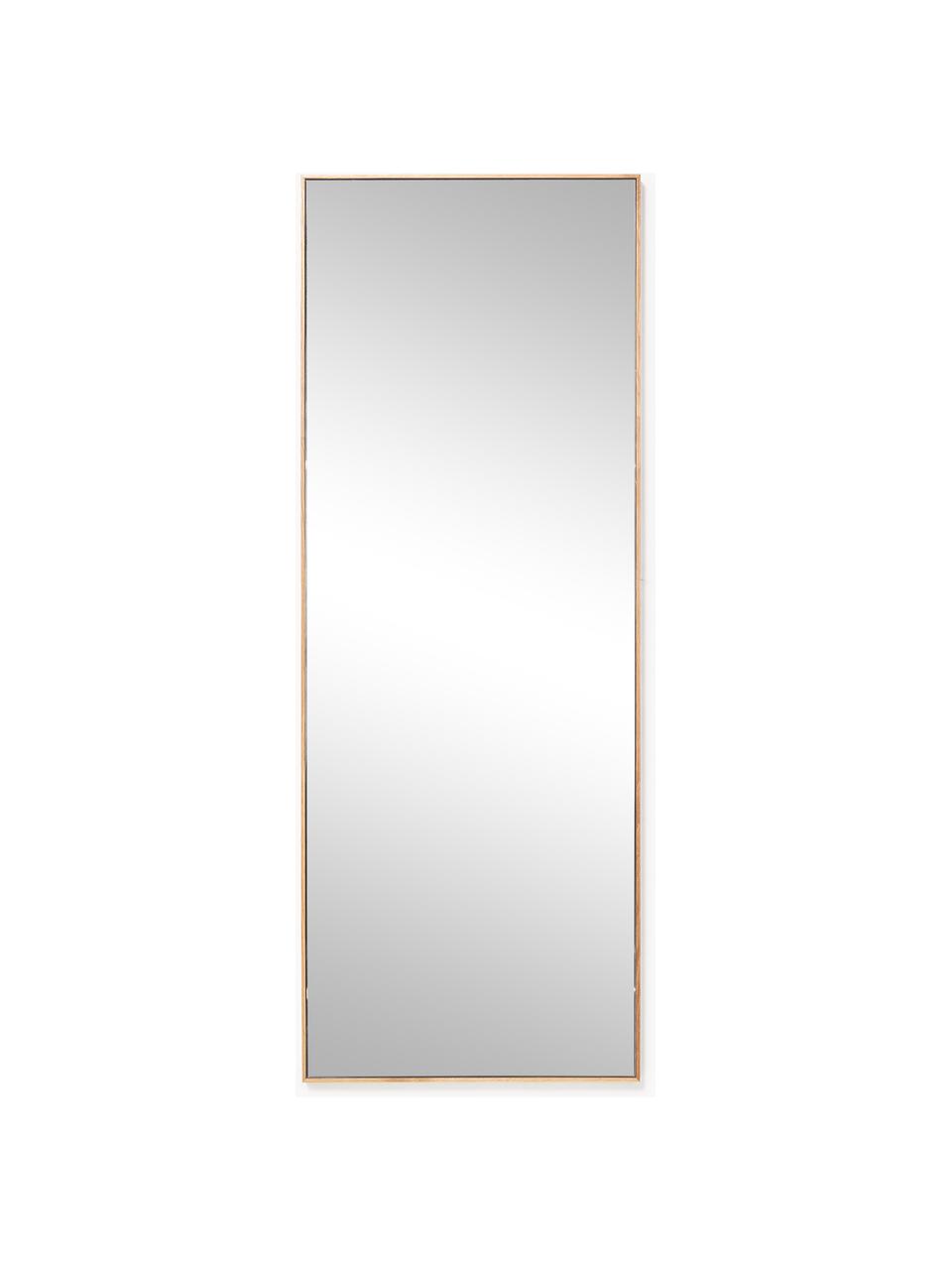 Specchio rettangolare da parete con cornice in legno di quercia Avery, Cornice: legno di quercia, Superficie dello specchio: lastra di vetro Questo pr, Legno di quercia, Larg. 60 x Alt. 160 cm