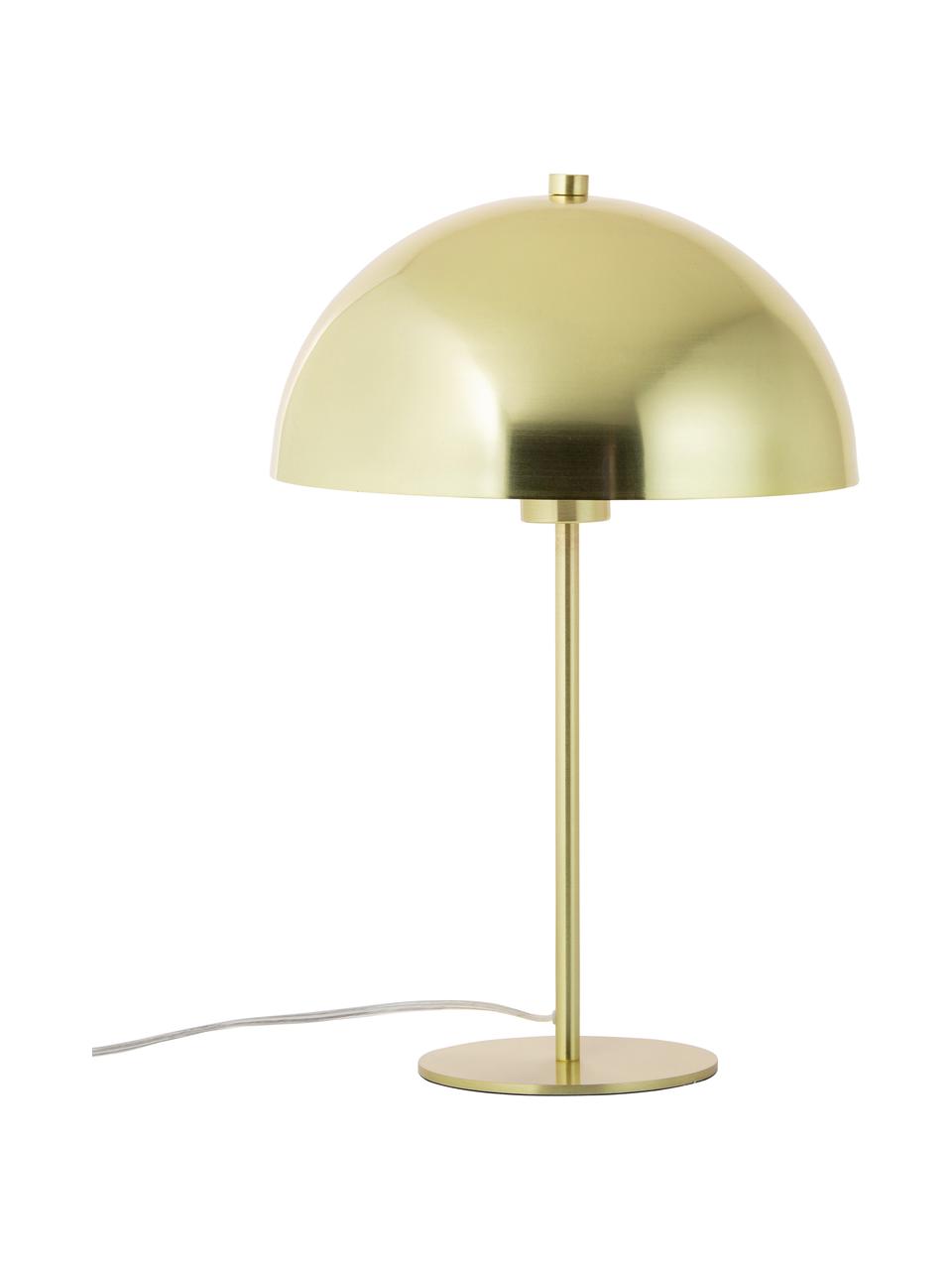 Lampada da tavolo color ottone Matilda, Paralume: metallo ottonato, Base della lampada: metallo ottonato, Ottone, Ø 29 x Alt. 45 cm