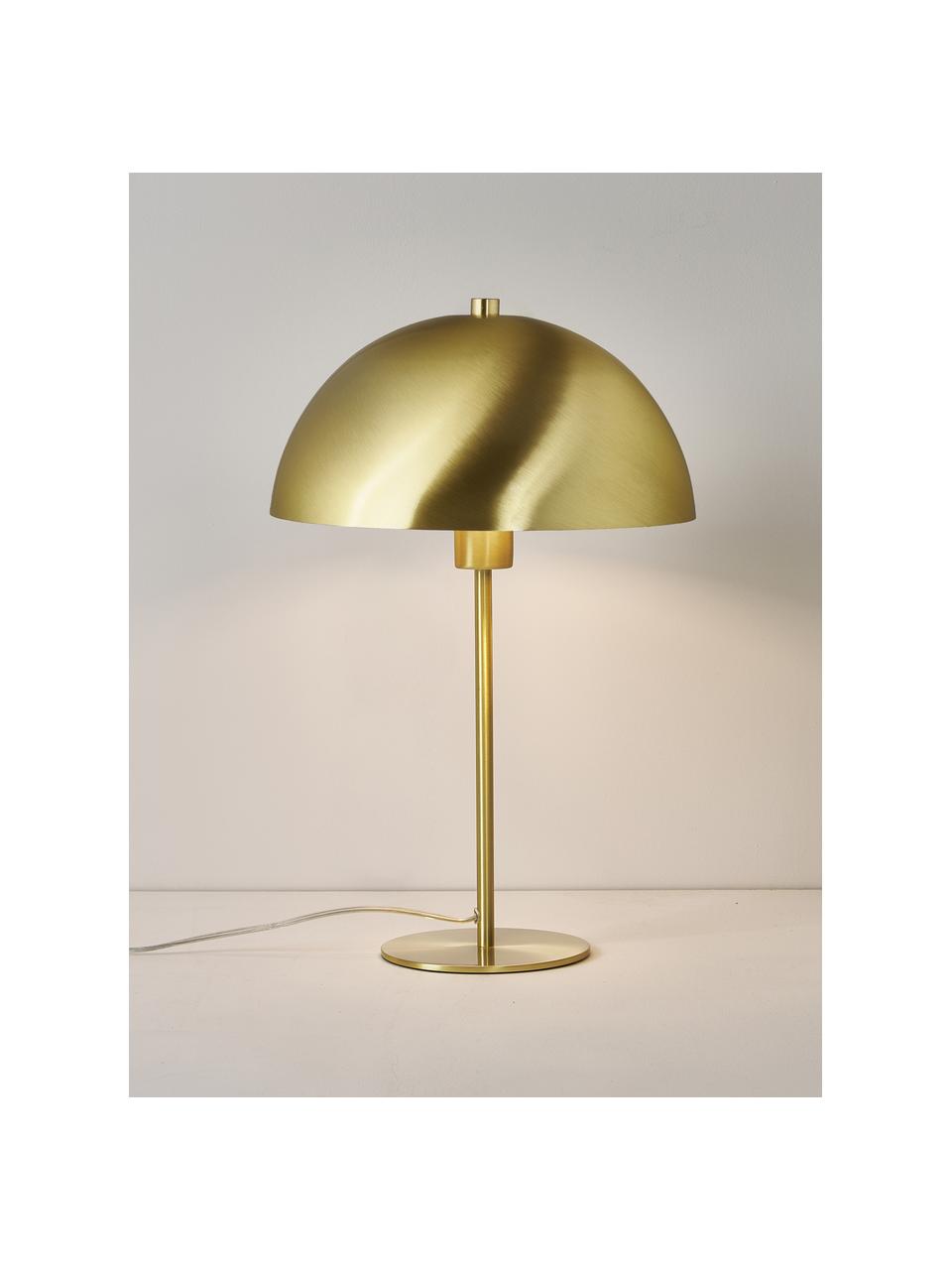 Lámpara de mesa Matilda, Cable: plástico, Dorado, Ø 29 x Al 45 cm