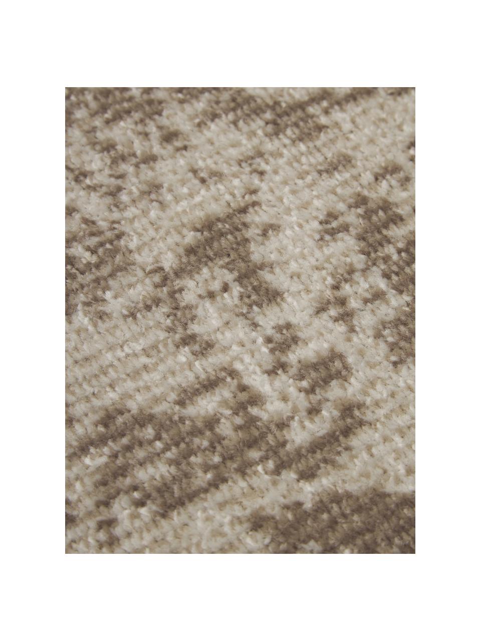 Dywan wewnętrzny/zewnętrzny w stylu vintage Diana, 100% polipropylen, Beżowy, S 80 x D 150 cm (Rozmiar XS)