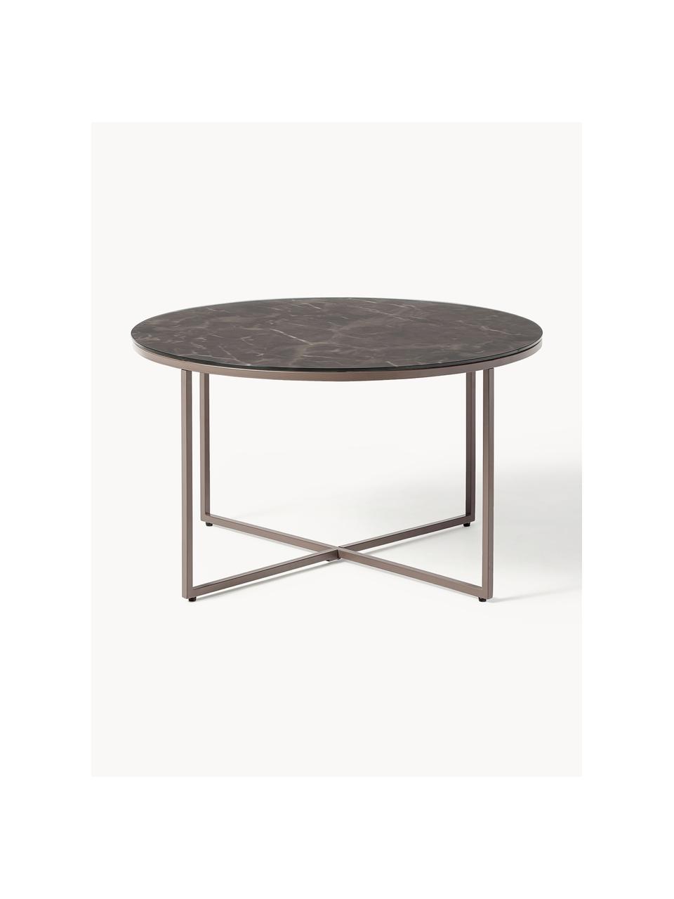 MESA DE CENTRO NEGRO CRISTAL / METAL ❤️ 423,50€