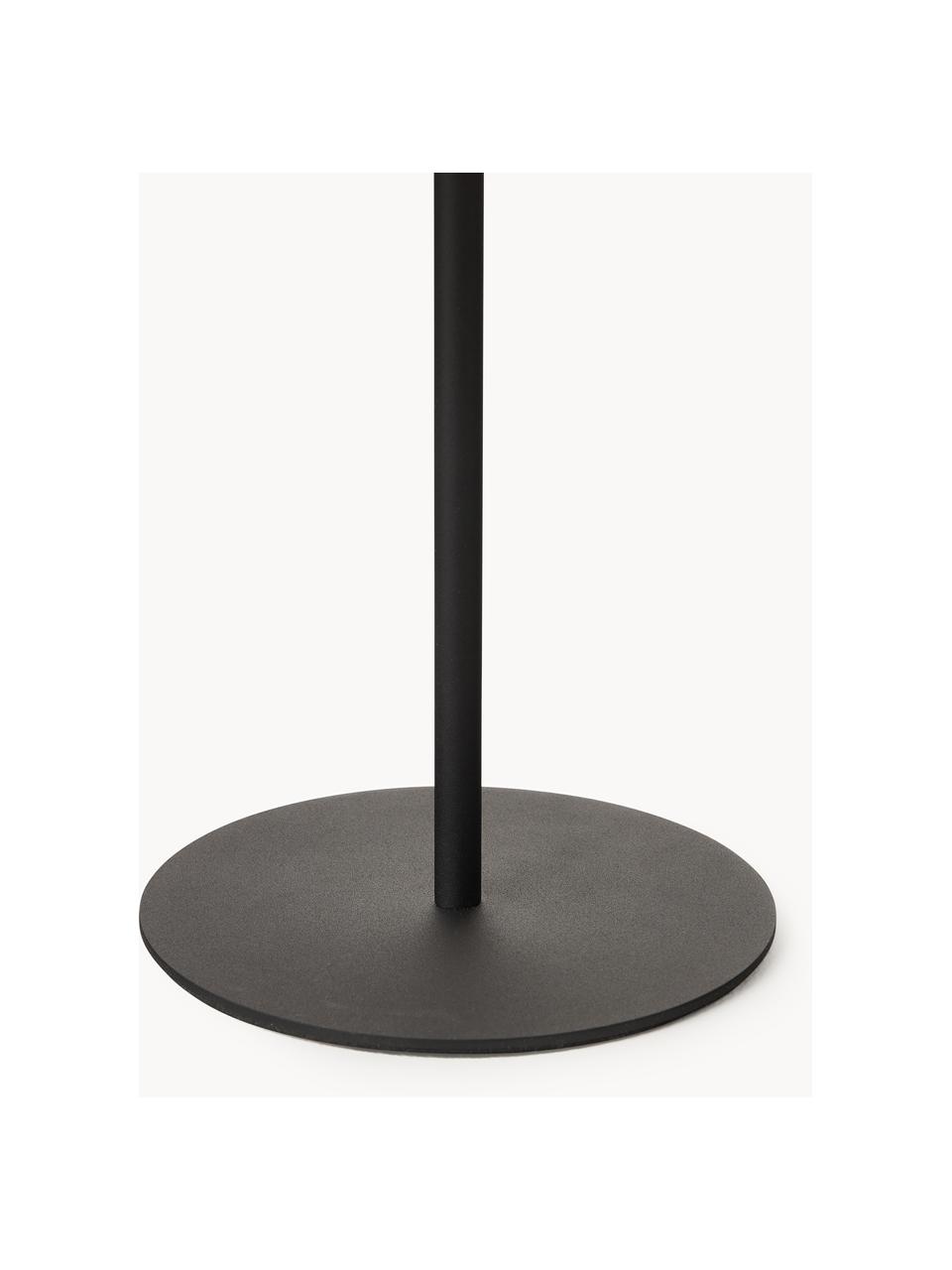 Lampe de table solaire LED avec abat-jour en rotin Kyra, Beige clair, noir, Ø 25 x haut. 48 cm