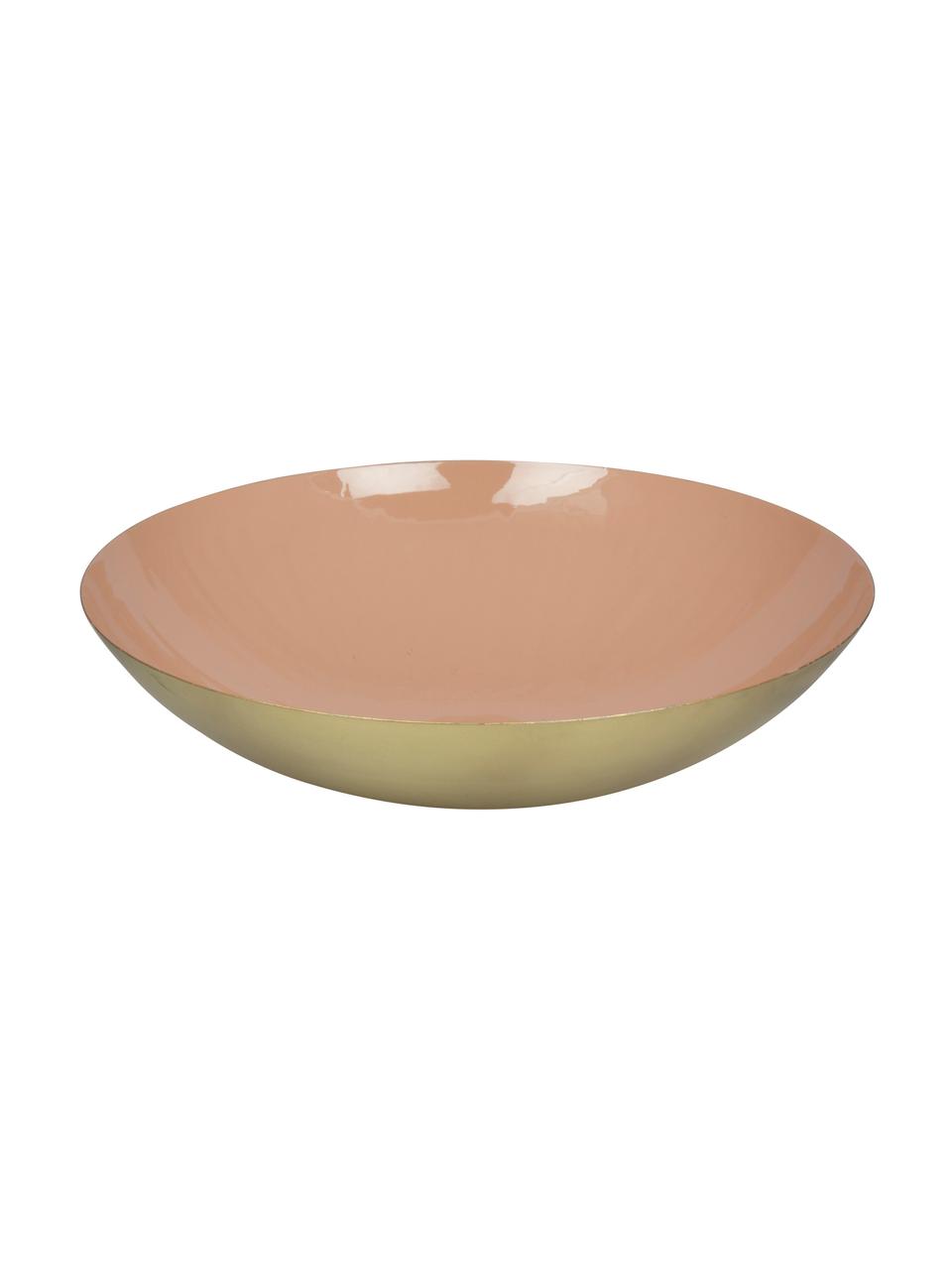 Coupe décorative Julienne, Ø 34 cm, Intérieur : couleur pêche Extérieur : couleur dorée