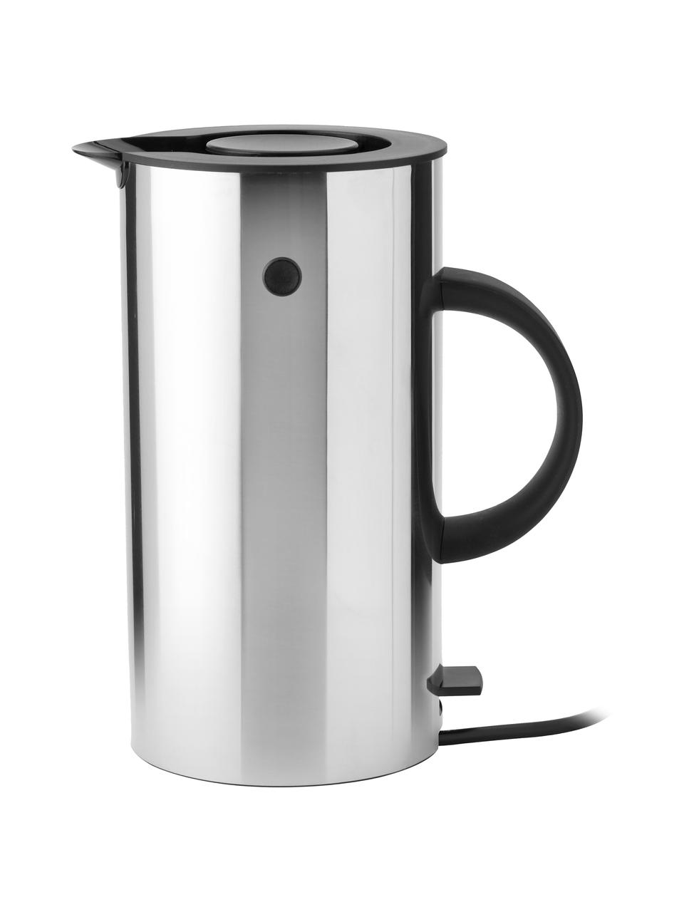 Rychlovarná konvice EM77, Nerezová ocel, umělá hmota, Stříbrná, Š 20 cm, V 25 cm