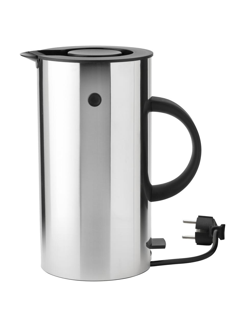 Rychlovarná konvice EM77, Nerezová ocel, umělá hmota, Stříbrná, Š 20 cm, V 25 cm