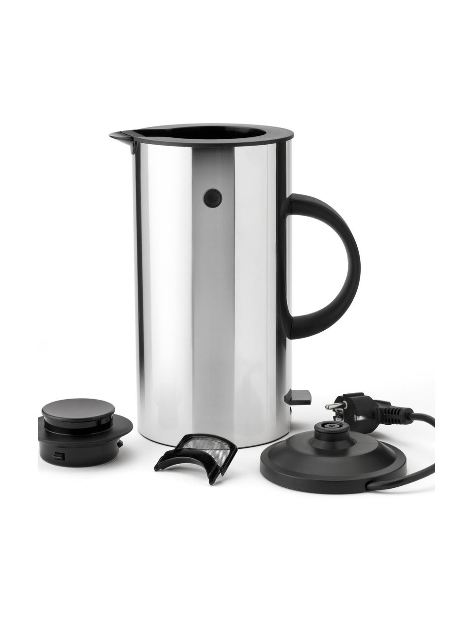Rychlovarná konvice EM77, Nerezová ocel, umělá hmota, Stříbrná, Š 20 cm, V 25 cm