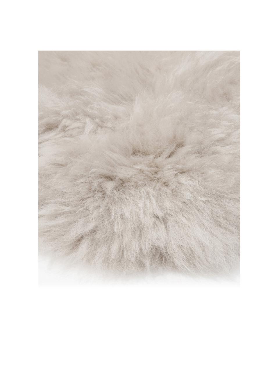 Pelle di pecora Oslo, Retro: 100% pelle rivestita senz, Beige, Larg. 60 x Lung. 90 cm