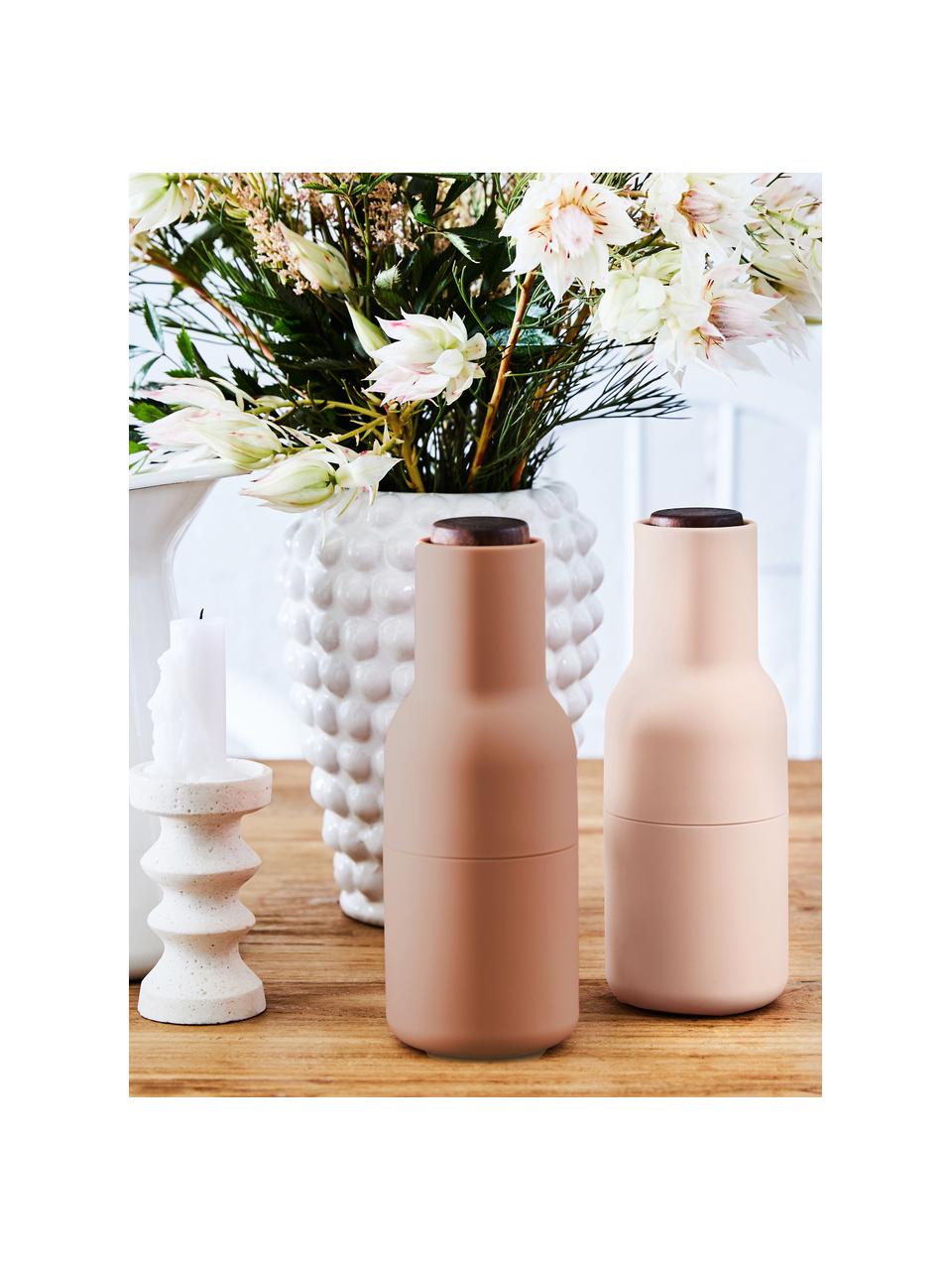 Dizajnérske mlynčeky na soľ a korenie Bottle Grinder, Odtiene ružovej, Ø 8 x V 21 cm